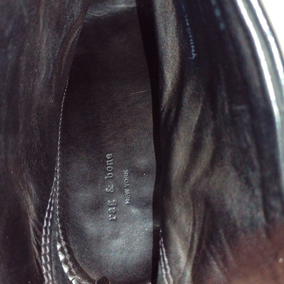 RAG & BONE Newbury Boot black leather size 8.5 - Picture 12 of 15